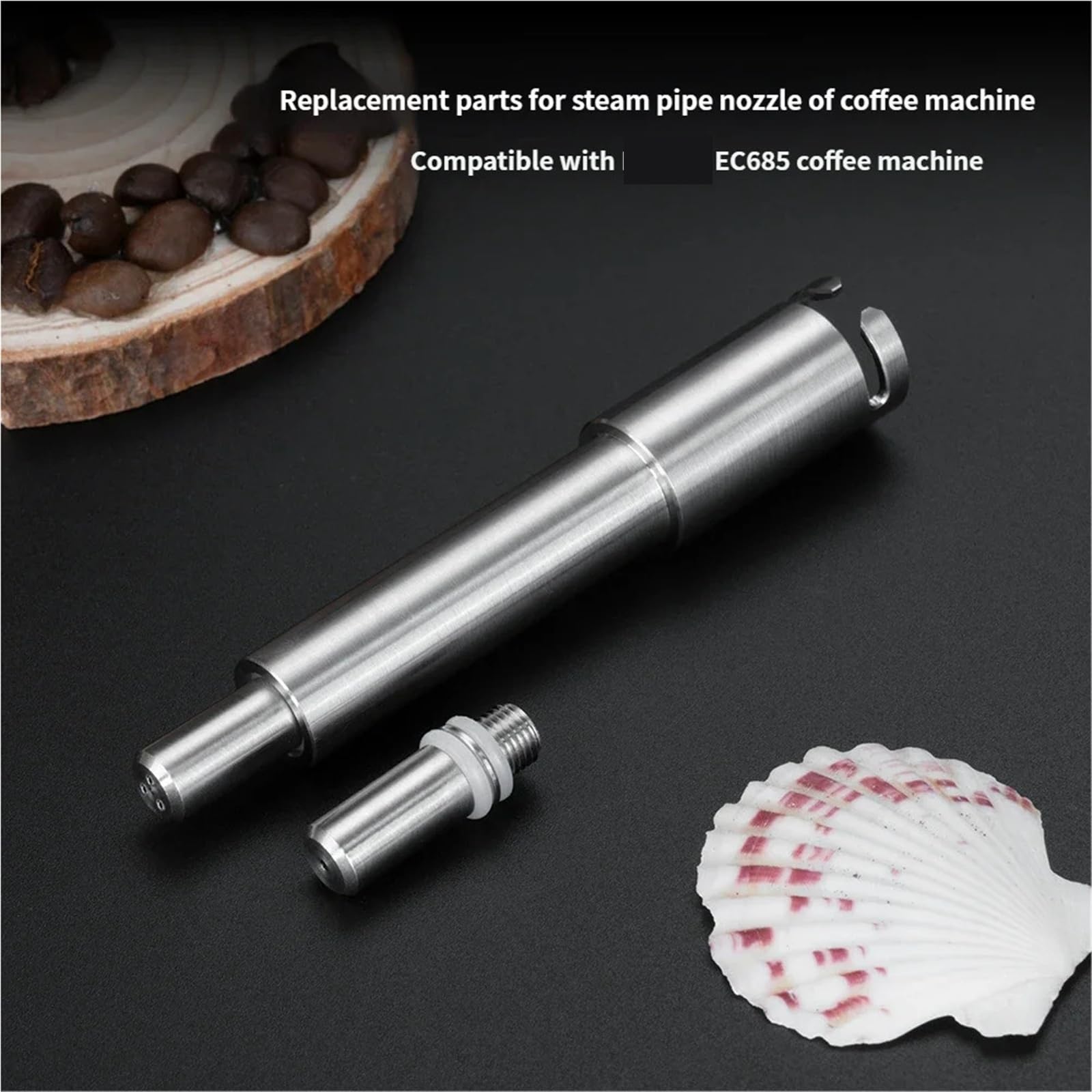 Punta Lancia Vapore Estesa,Compatibile for Delonghi, EC685