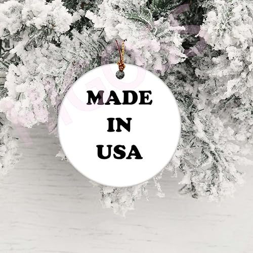 Miniatura 8 de Adornos de Navidad con barra de pesas para amantes del fitness, adorno para decoración del árbol de Navidad, adornos colgantes de cerámica de