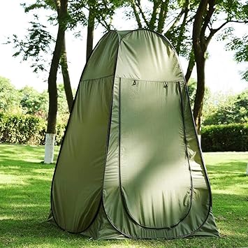 Portable Pop Up Toilet Tent for Camping, Beach, Shower, Clothes Changing & Dressing Room – Travel Outdoor Hiking Privacy Tent (120x120x190cm)