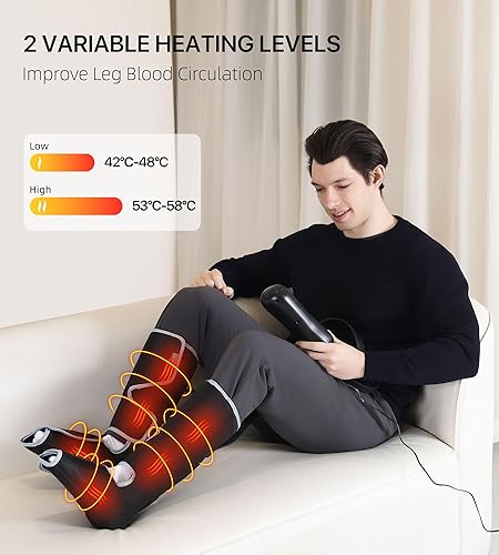 Miniatura 3 de ALLJOY Masajeador de piernas para circulación y alivio del dolor FSA, regalos para papá, mamá, día de la madre, día del padre, masajeador de piernas