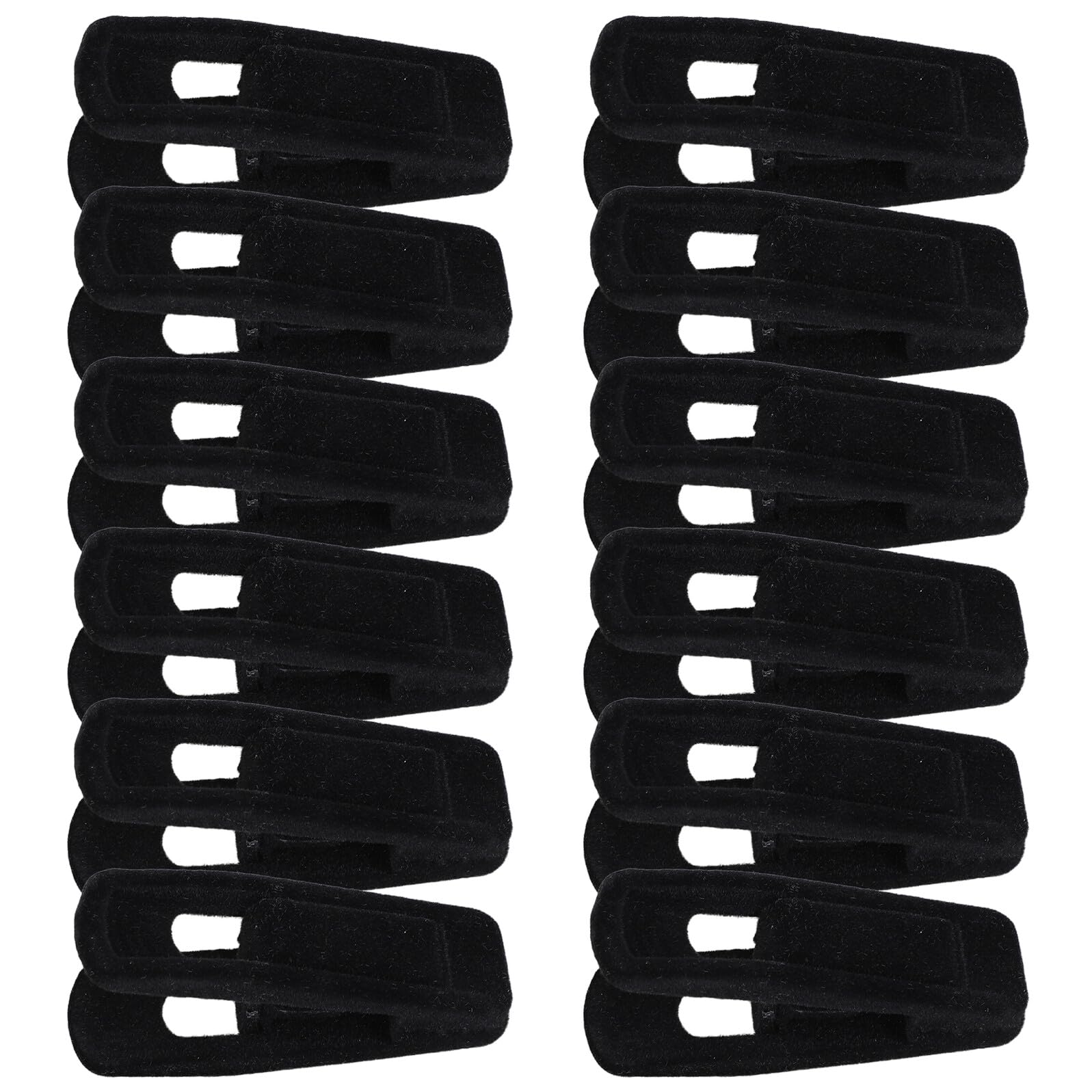 50 Pinzas de Terciopelo para Perchas de Ropa, Pinzas Antideslizantes de Plástico para Colgar Ropa en Tendederos Interiores y Exteriores