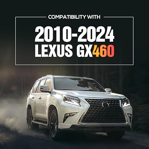 Miniatura 2 de YZONA Enganche de remolque para Lexus GX460, receptor de 2 pulgadas, enganche de remolque clase 3 compatible con Lexus GX460 GX 460 2010-2024
