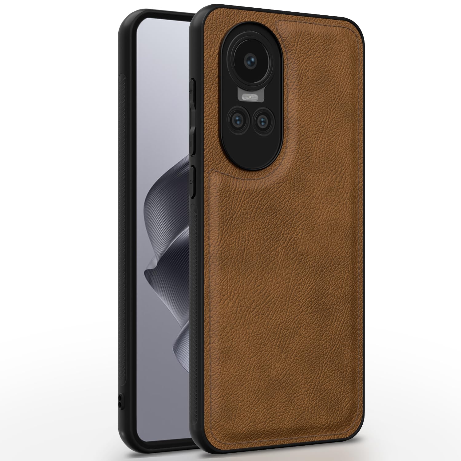 Pikkme Oppo Reno 10 Pro 5G Back Cover | Flexible Pu Leather | Full Camera Protection | Raised Edges | Super Soft-Touch | Bumper Case for Oppo Reno 10 Pro 5G (Brown) (B0CSSSMS7C) Amazon Price History, Amazon Price Tracker