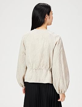 Amazon | [フレイ アイディー] ボリュームスリーブドロストブルゾン