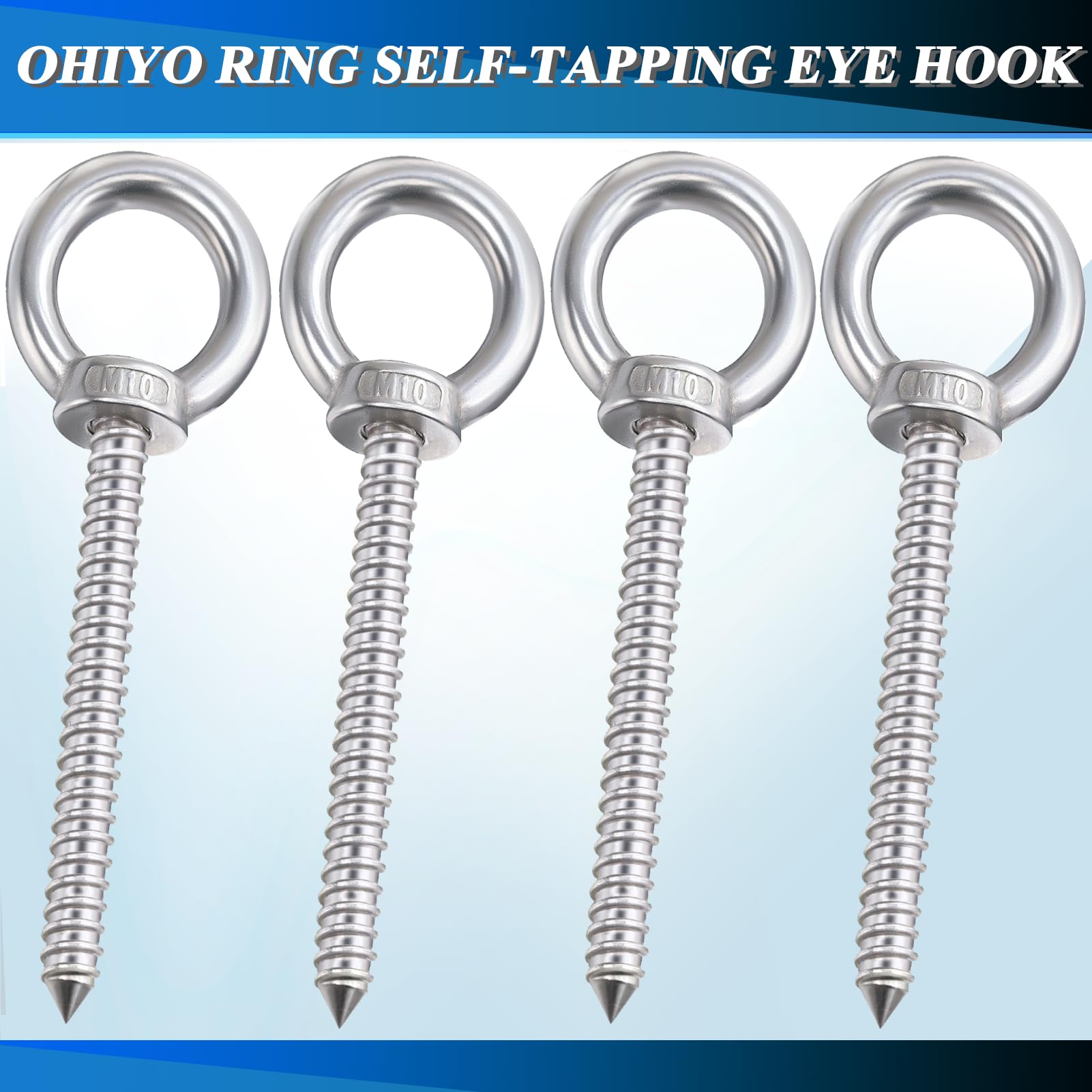 Heavy Duty Eye Hooks - 700LBS Load Capacity -7