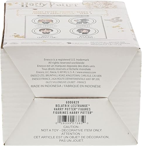 Miniatura 8 de Enesco Wizarding World of Harry Potter Little Charms Collection Series 4 Bellatrix Lestrange - Figura de 3.25 pulgadas, multicolor