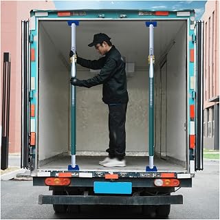 AMUFJJ Barre De Cargaison/Ratcheting Cargo Bar 2 Pack, Trailer/SUV/Reefers/Pickup Truck Cargo Pole with 440 Lbs Capacity, 59"/72"/73"/74"/80"/84" Cargo Holder for Truck Bed(183-221 cm/72-87 in)
