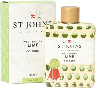 St Johns West Indian Lime Aftershave Lotion 8 Oz Splash. Fresh Lime Scent for Men. Cool and Refreshing Aftershave Lotion. One of our Best Aftershaves for 70 years.