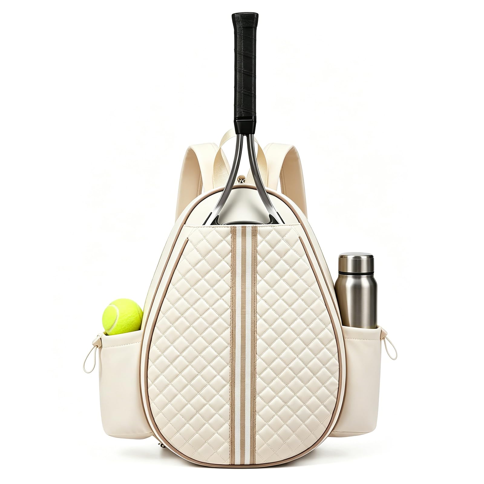 Borsa da tennis da uomo e bambino, zaino da tennis e borsa da badminton, impermeabile e leggera, design multiplo per racchette da tennis, padel, pickleball
