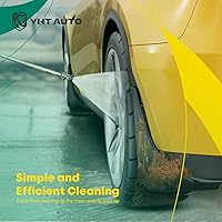 Vista 6 de YHTAUTO Juego de 4 protectores contra salpicaduras para Toyota Sienna 2011 2012 2013 2014 2015 2016 2017, no apto para modelo SE, delantero