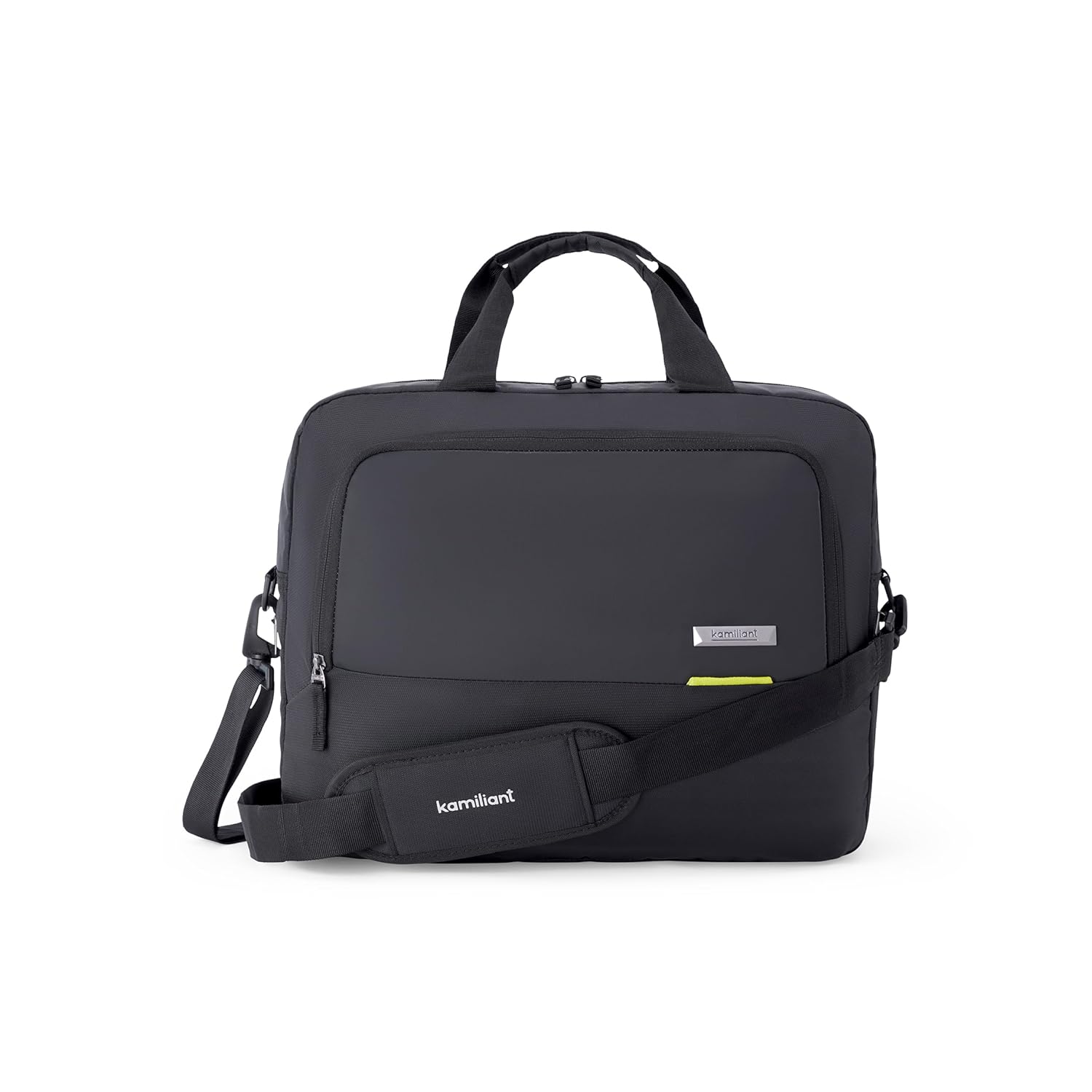 Kamiliant by American Tourister Dissenter Casual Office Bailhandle Messenger Bag with 15" Inch Laptop Compartment and Adjustable Shoulder Strap, Ergonomically Designed for Men And Women - Black 10 71pGTWQ+wIL. SL1500