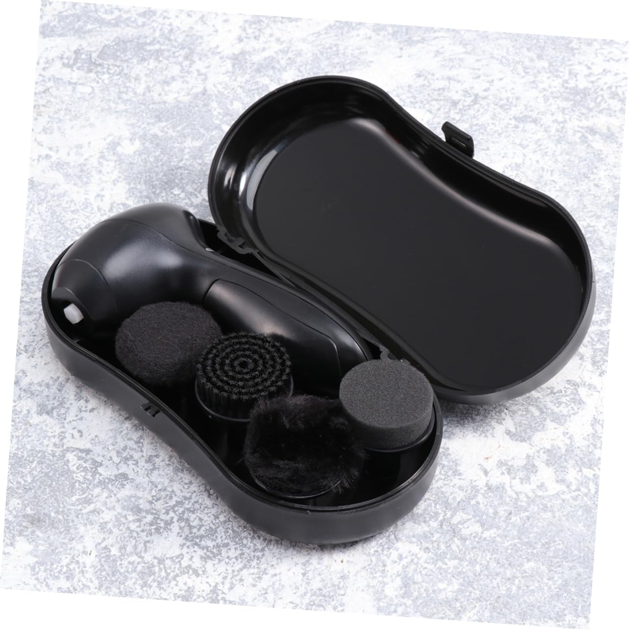 Handheld Electric Shoes Scrubber Kit Portable Shoe Polish Brush Battery Operated for Men and Women