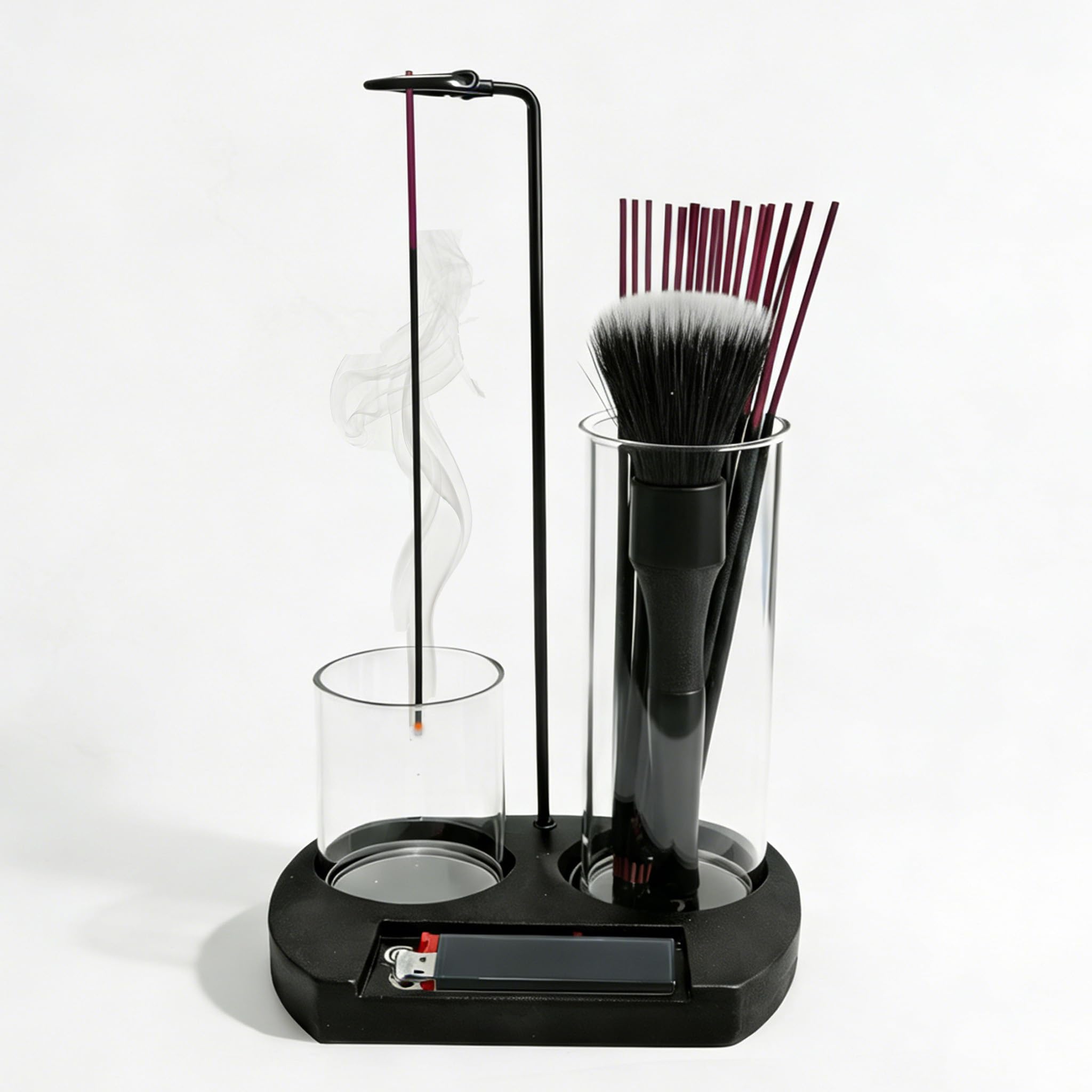 Amazon.com: Incense Holder for Sticks 3 in 1 Glass Incense Burner