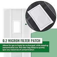 Vista 3 de 20 Paquetes Bolsas de Cultivo de Hongos de 6 Mil con Puerto de Inyección Autorreparable, Bolsas de Spawn Gruesas 5.5" X 9.8" X 25.6" con Filtro