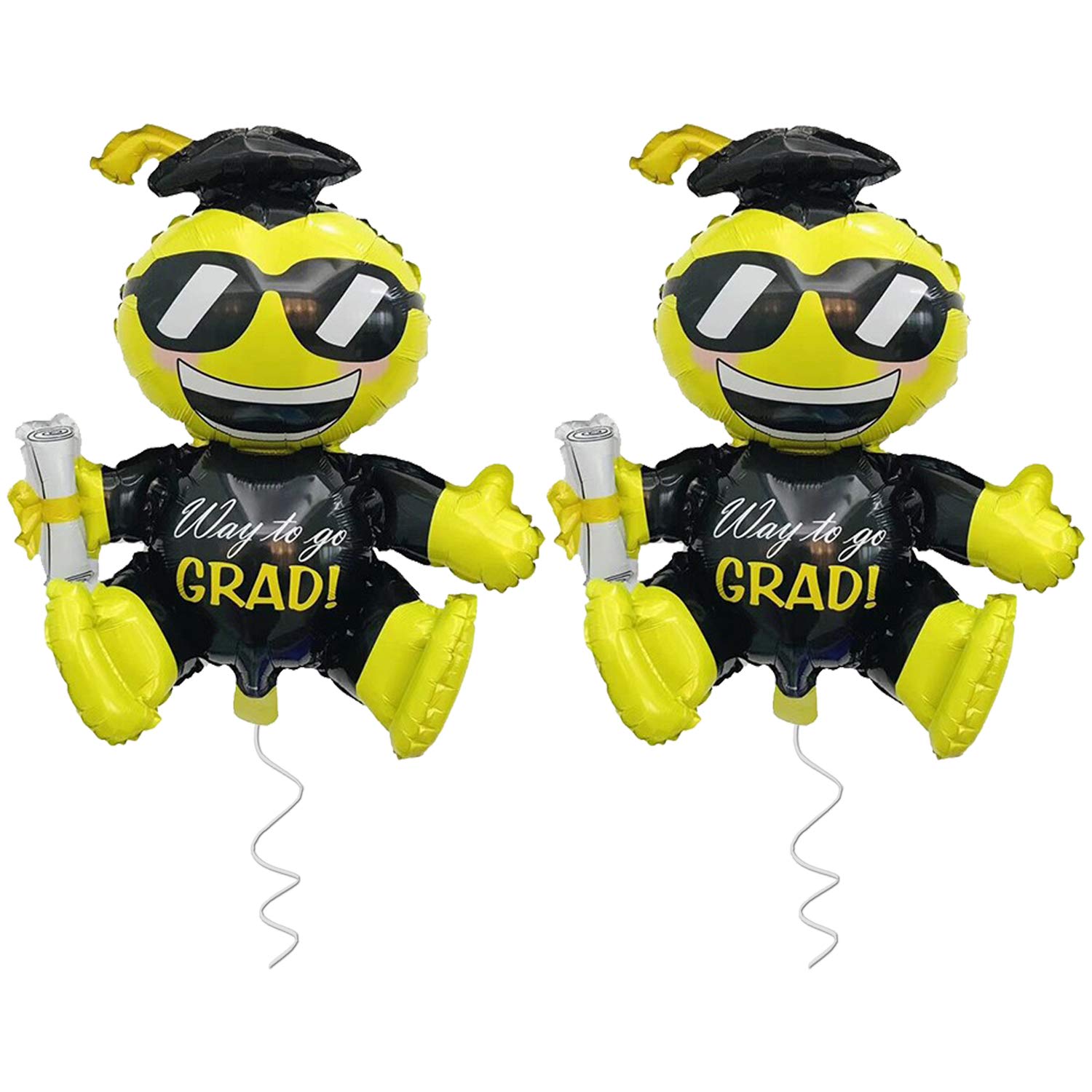 Buy Grad Emoji Balloons for 2021 Graduation Decorations Large Way to