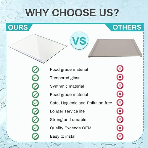 Miniatura 6 de Estante para congelador W11130203 actualizado, 11.7 x 10 pulgadas, compatible con refrigerador Whirlpool WRS571CIHZ WRS571CIHZ04 WRS571CIHZ01