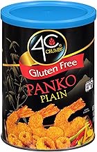 4C Premium Gluten Free Bread Crumbs, Panko Plain, 6 Ounce (Pack of 1)