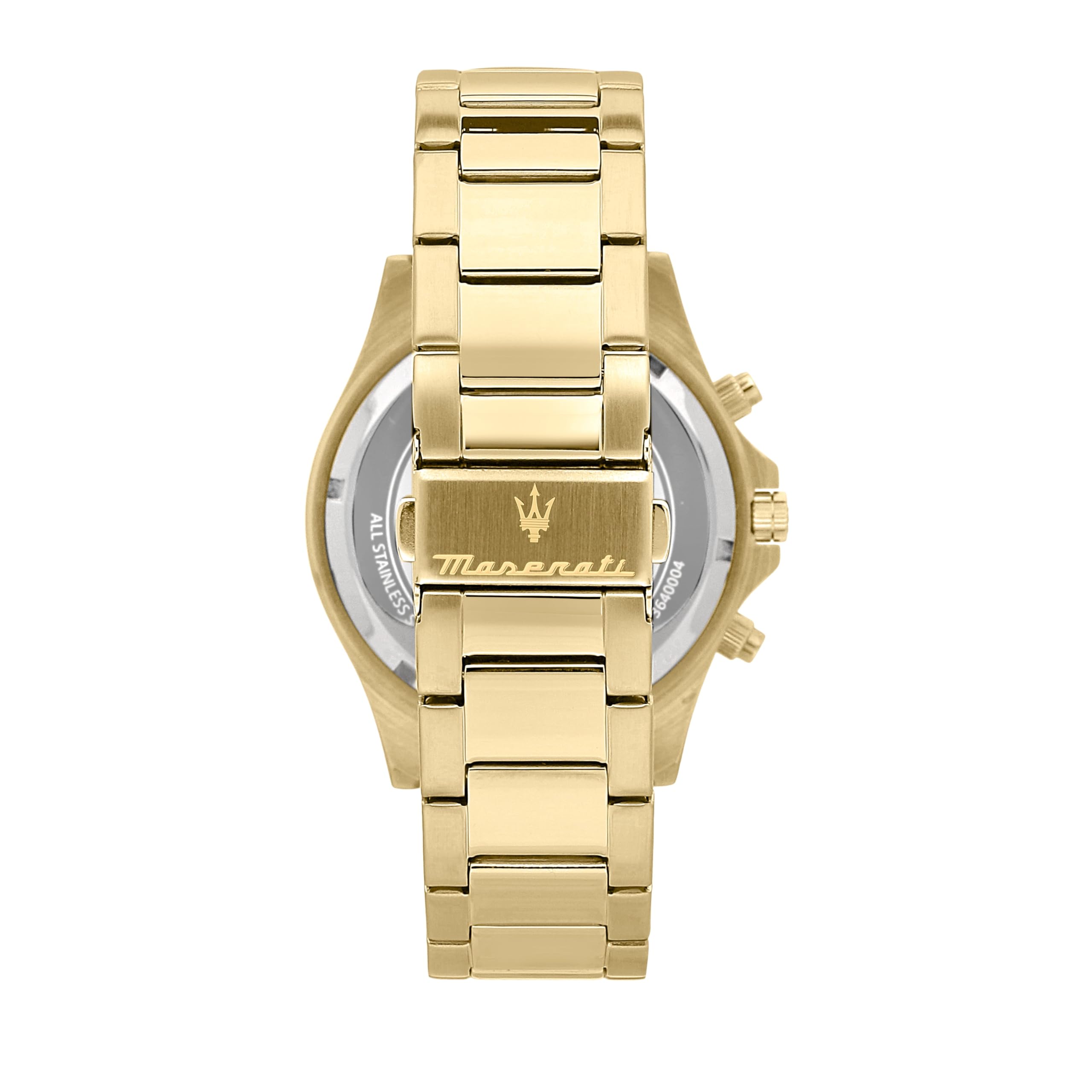 Maserati Reloj para Hombre, Colección Sfida, en Acero Inoxidable, PVD Oro Amarillo, con Correa de Acero Inoxidable - R8873640005