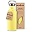 Bambaw Stainless Steel Water Bottle 32 oz, Non-insulated Yellow Beam with Handle, Dishwasher Safe
