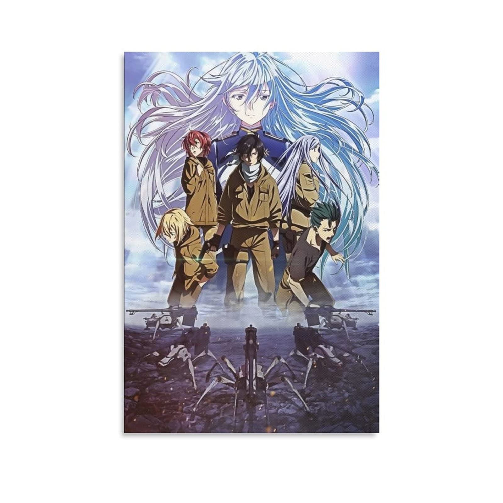 SINOKAL Eighty Six Wallpaper Poster Anime Canvas Poster Bedroom Decor Sports Landscape Office Room D