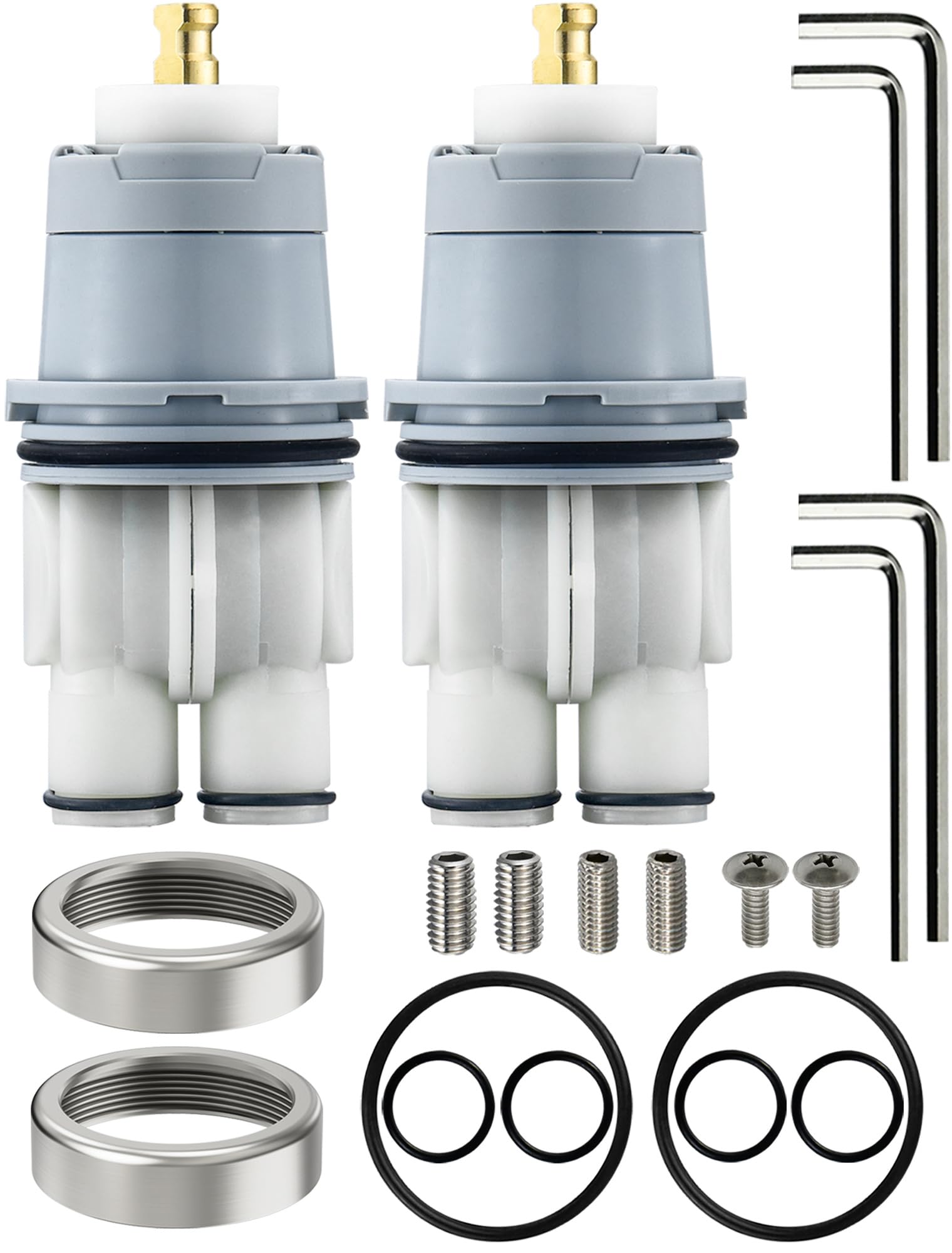 LOWCUS RP46074 Shower Cartridge Replacement 2-Pack
