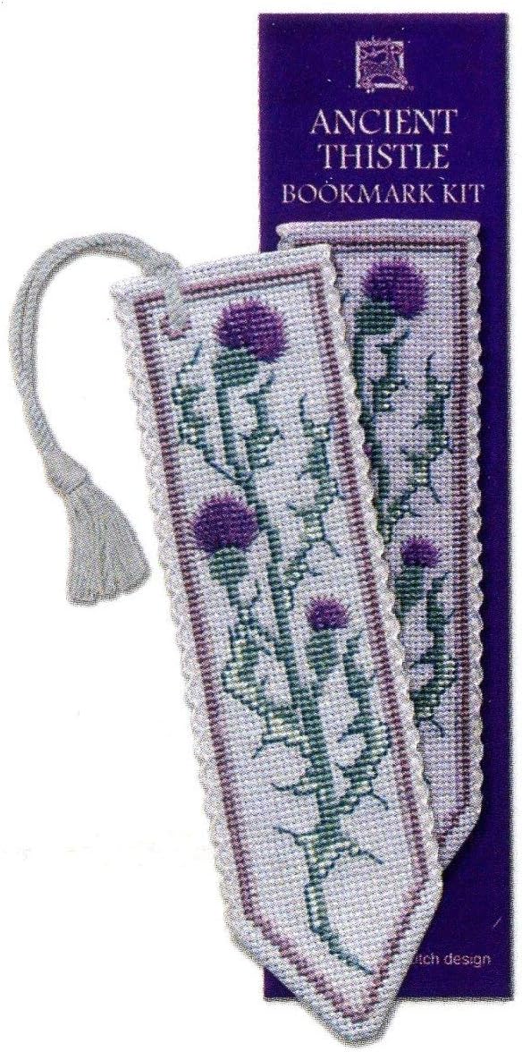 Textile Heritage Ancient Thistle Counted Cross Stitch Bookmark Kit