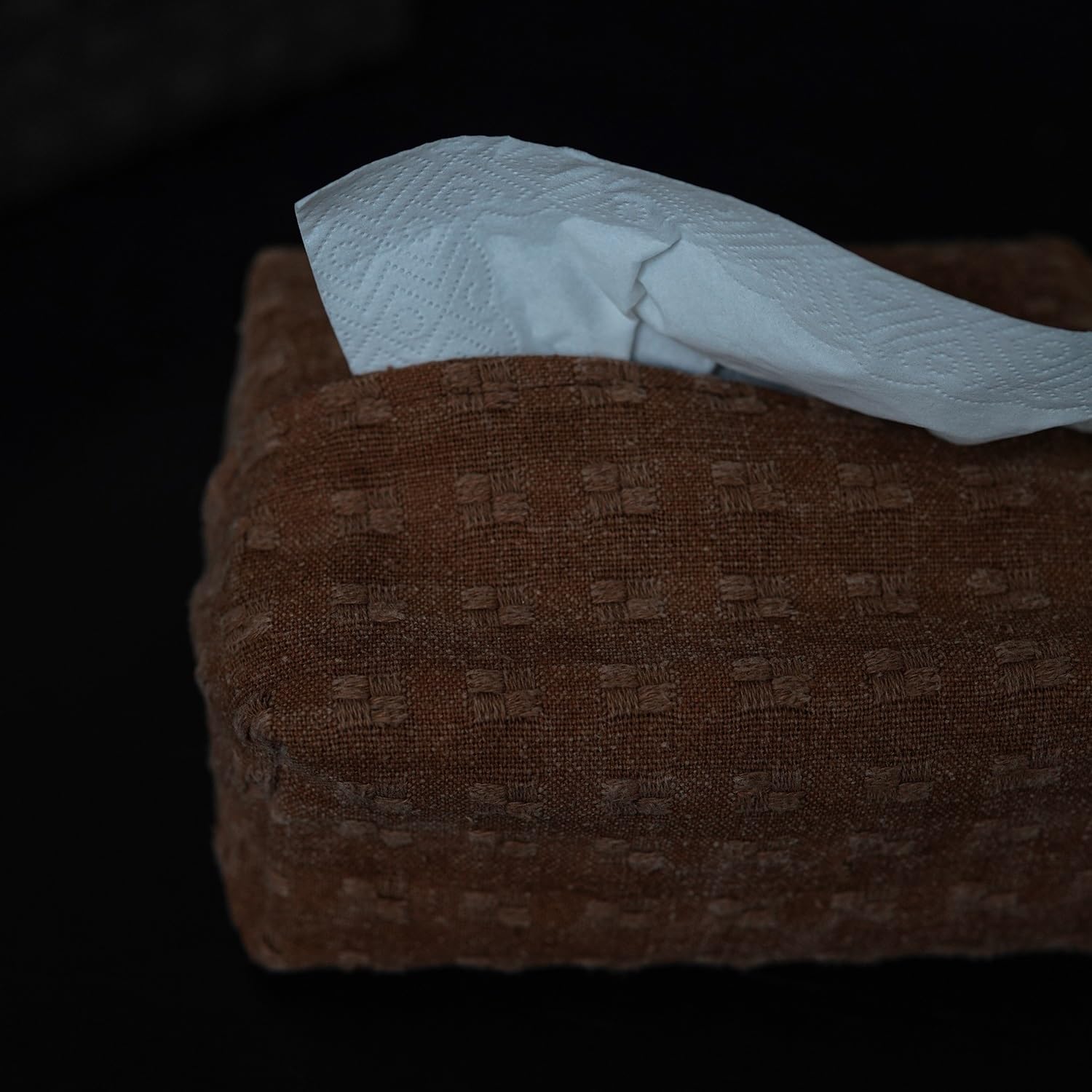 Uchwyt na chusteczki, Ręcznie robiona torba papierowa na serwetki, pudełko do domu, salonu, stolika kawowego, biurka, przechowywania chusteczek