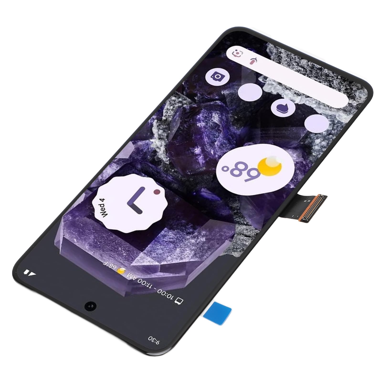 Bewinner Bildschirm-Ersatz für 8 5G GKWS6 G9BQD 6,2-Zoll-Touchscreen-Digitizer-Baugruppe mit Fingerabdruck-Unterstützung, 3D-Touch- und Reparatur-Tool-Kit