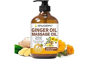 Ginger Oil for Lymphatic Drainage and Sore Muscles