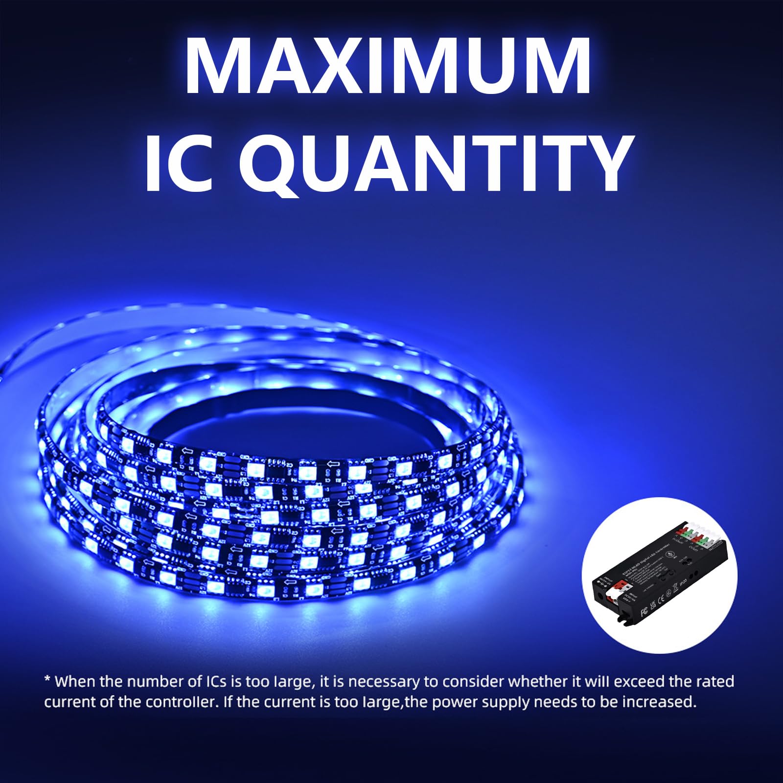 Controller WLED con Microfono, Controller Digitale ESP32 per Strisce LED RGB, RGBW, DC5-24V Controllers WLED Digitale Indirizzabile per Strisce LED WS2811, WS2812B, SK6812, WS2805
