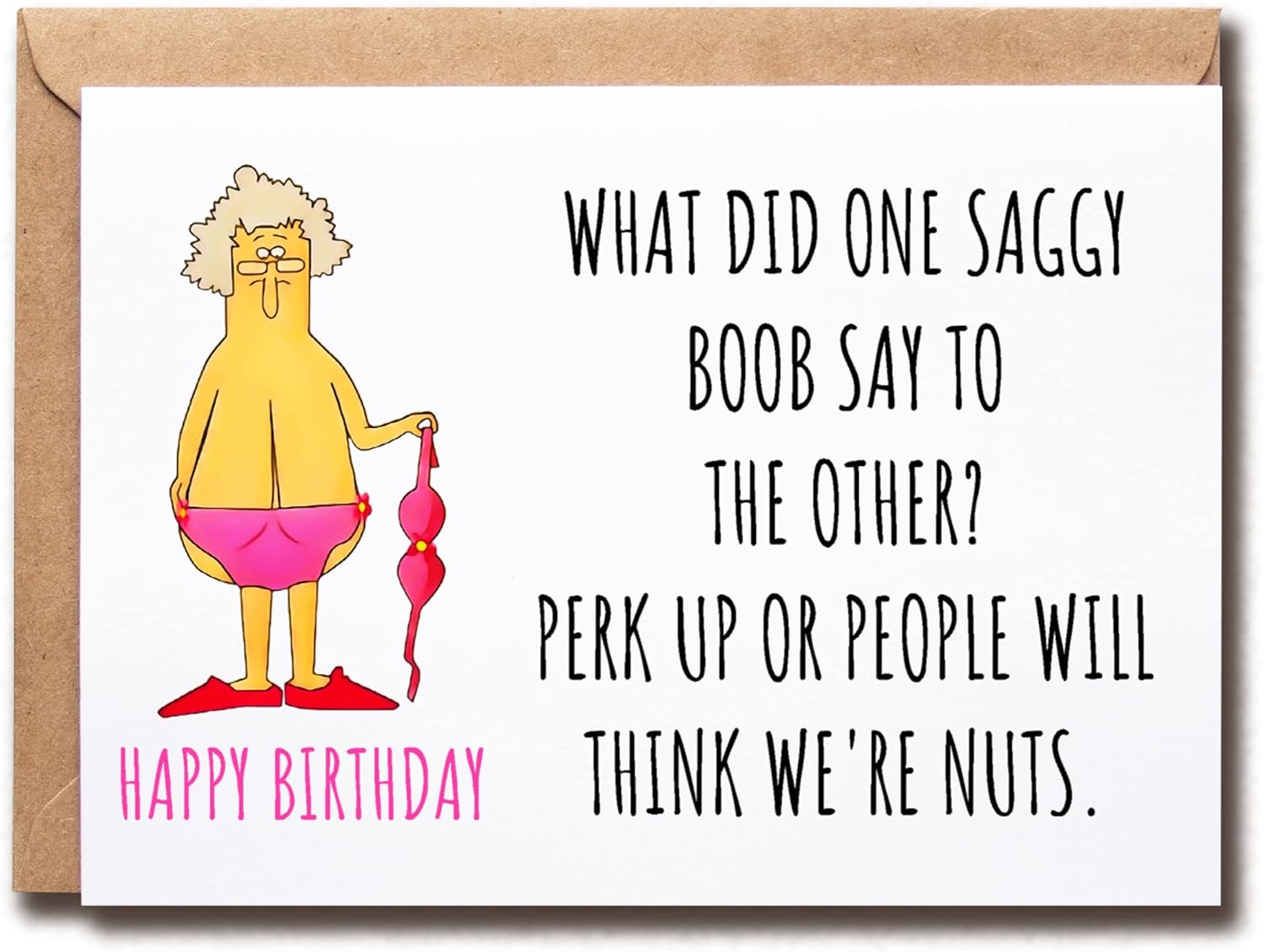 What Did One Saggy Boob Say To The Other