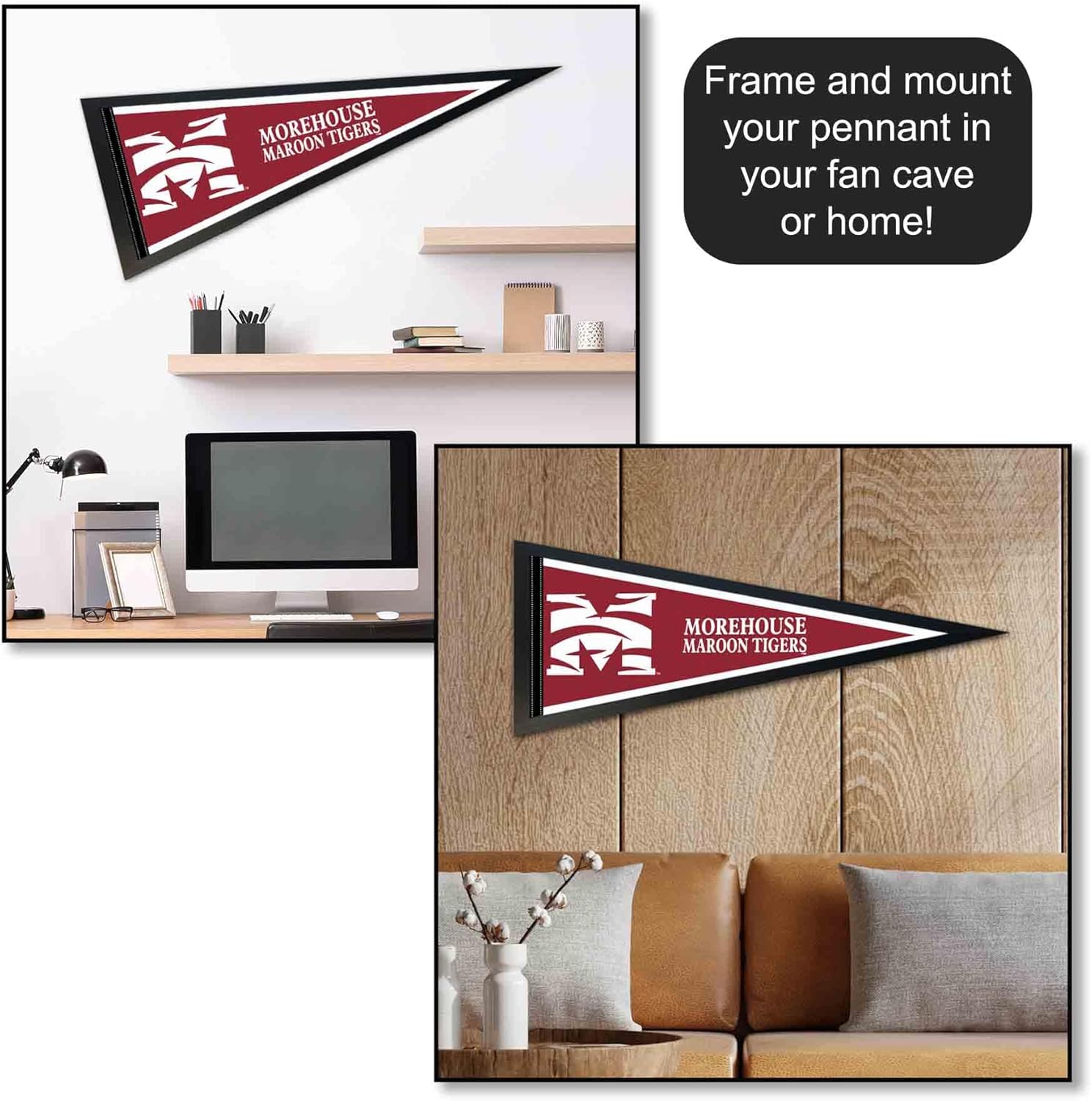 Morehouse Maroon Tigers Pennant - Image 4