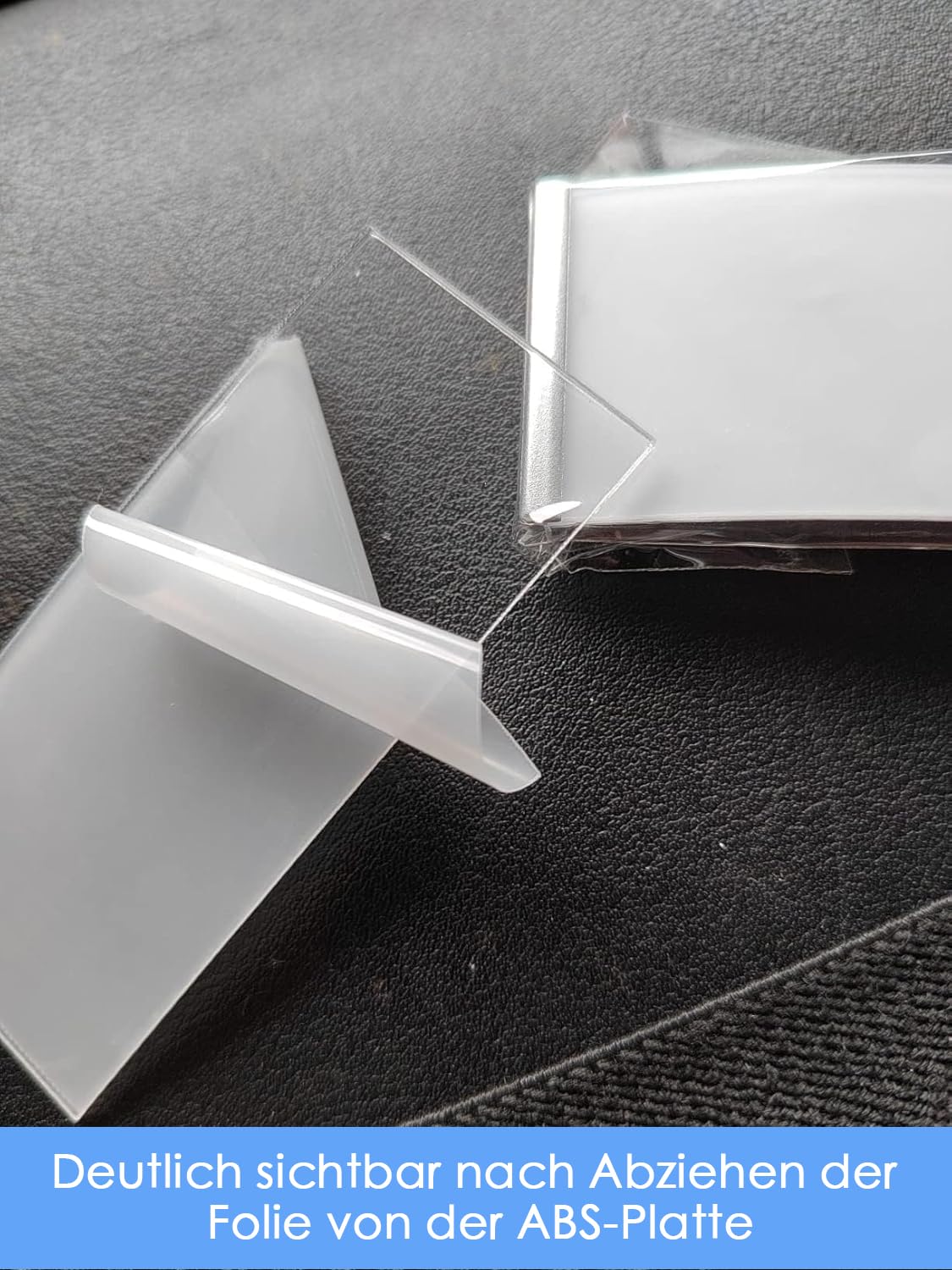 Porta Badge Magnetico Trasparente per Abbigliamento 15 Pezzi Argento