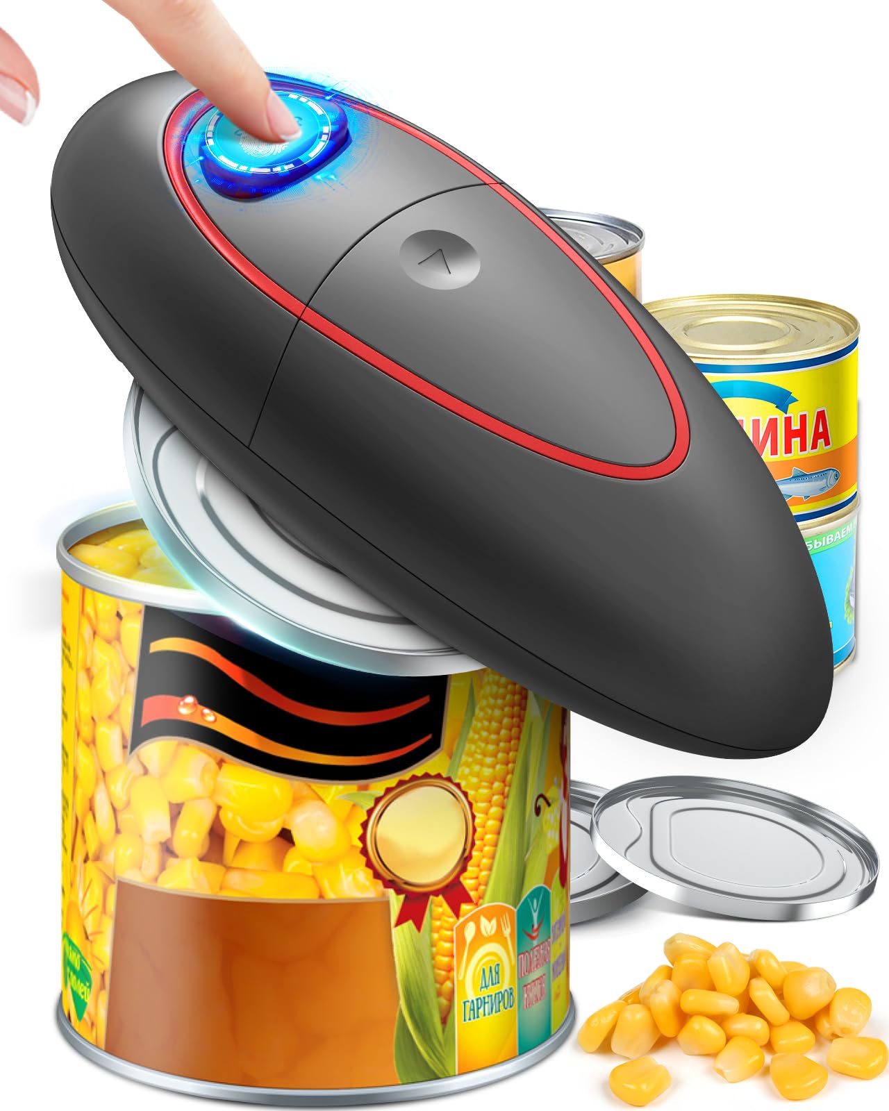 KITCHENMUH One Touch Electric Can Opener