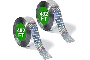 Reflective Scare Tape - Repel Birds and Pests with Holographic Sparkle, 984ft...