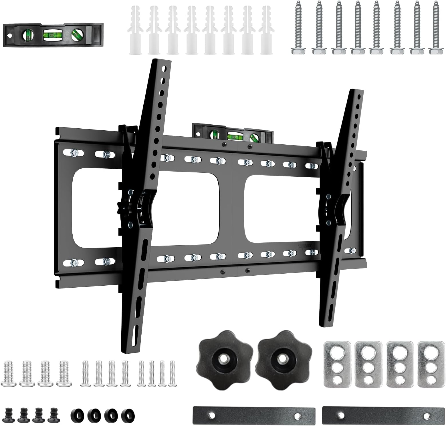 TV Wall Mount, TV Wall Mount for LED LCD Plasma Flat Screens 26-75 Inch, Ultra Thin Tilting TV Wall Mount Max Load 45 kg - VESA 50 x 50-400 x 600 mm