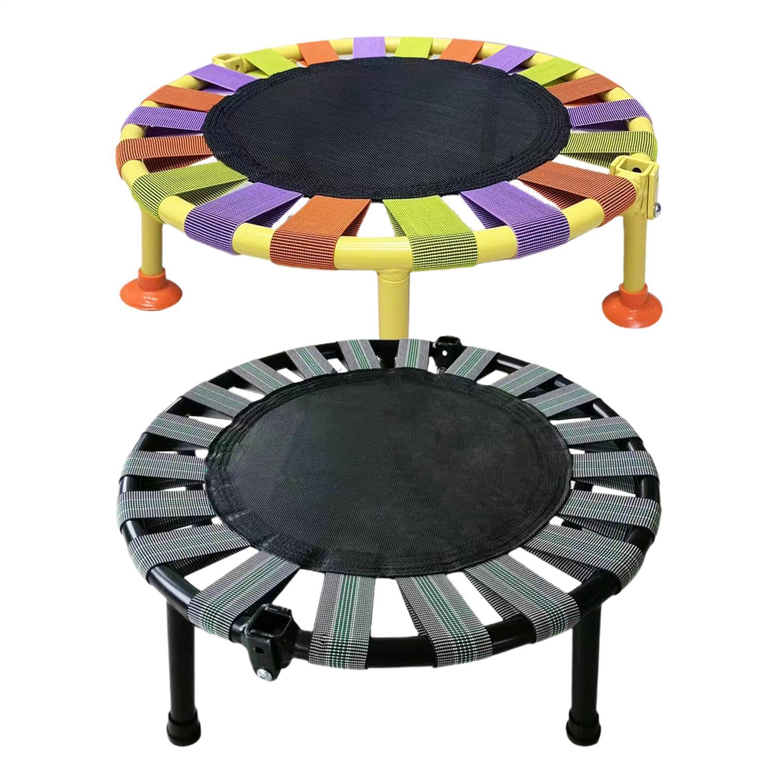 Trampolino pieghevole – Metallo PP 45x16cm 17.72x6.3in, 74,8 kg Capacità di