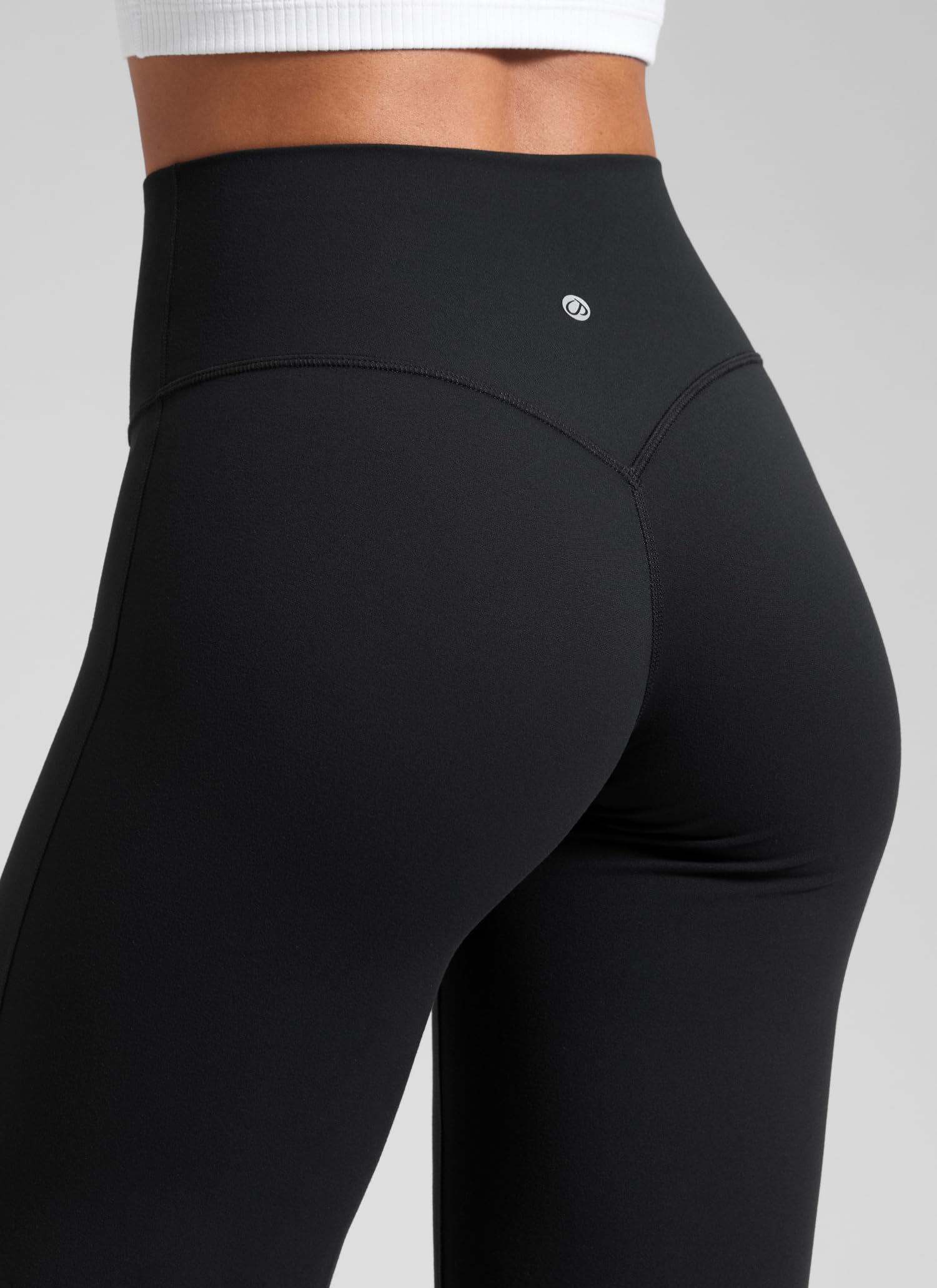CRZ YOGA Spodnie Softretch Wide Leg 28" | Bez szwów z przodu, Najwyższy komfort, Bezpośrednio na skórze, Do jogi, Swobodny, Wysoki stan, Dla kobiet