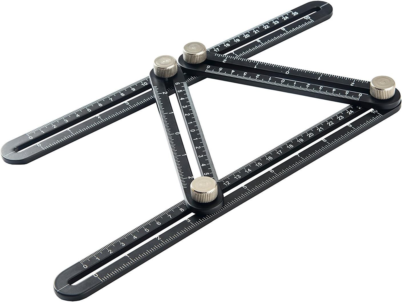 Multi Angle Measuring Ruler - Heavy Duty Aluminum Alloy Template Tool - Perfect for Flooring Woodworking Masonry Carpentry Brickwork