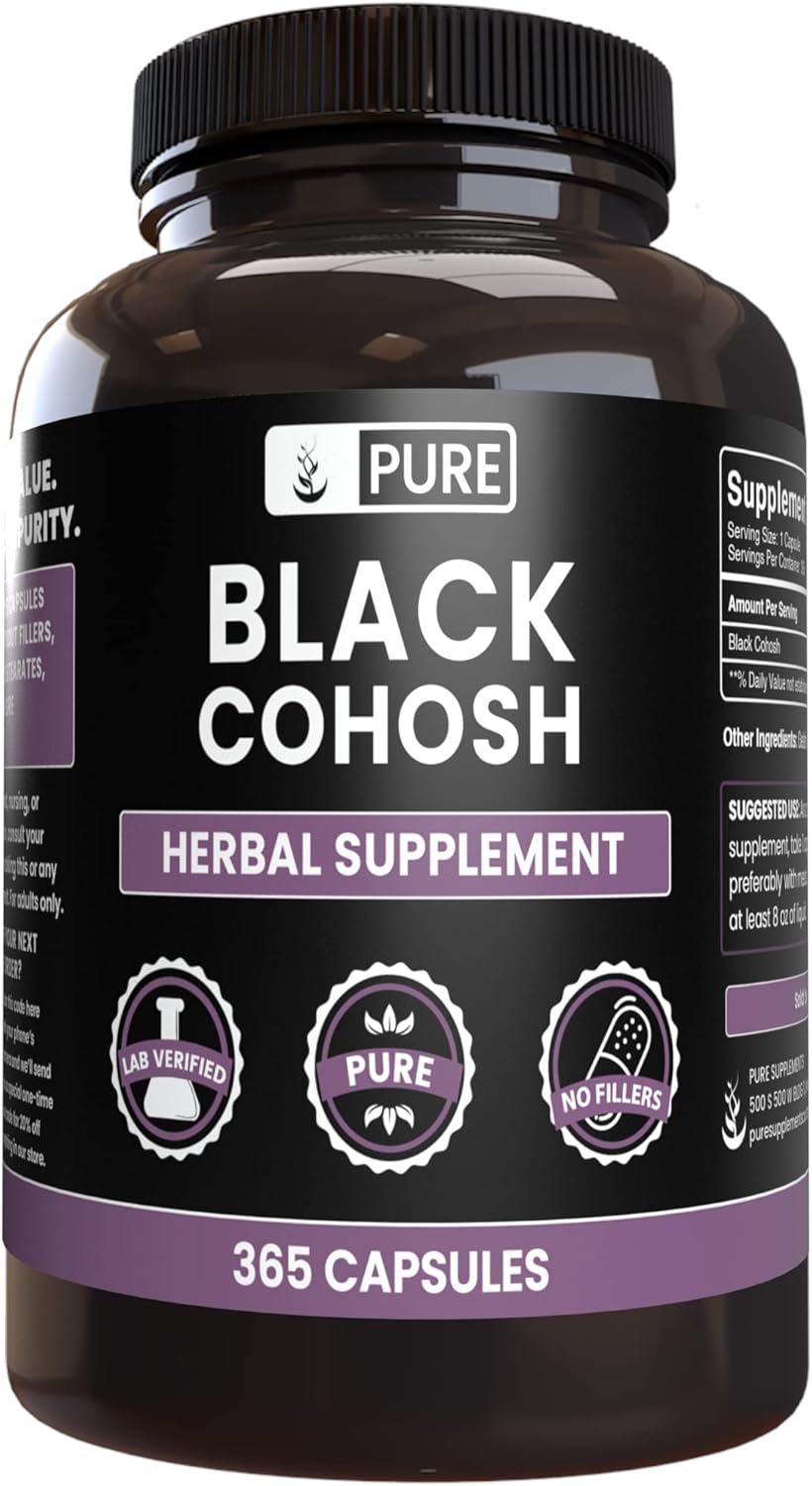 Pure Original Ingredients Black Cohosh (365 Capsules) No