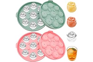 2 Pcs Rose Ice Molds, Make Every Drink Bloom