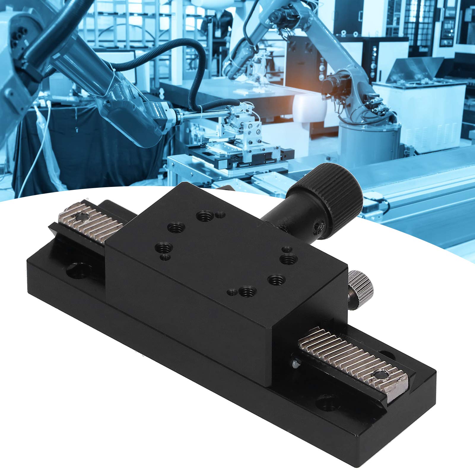 Plataforma de Corte Manual de de Milano del Eje X, Etapa de Traslación Lineal, Aleación de Aluminio de Alta Precisión, Aplicación Amplia y Liviana para Dispositivos de