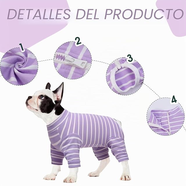 Foto 4 de 4 de Traje de Recuperación de Cirugía para Perros