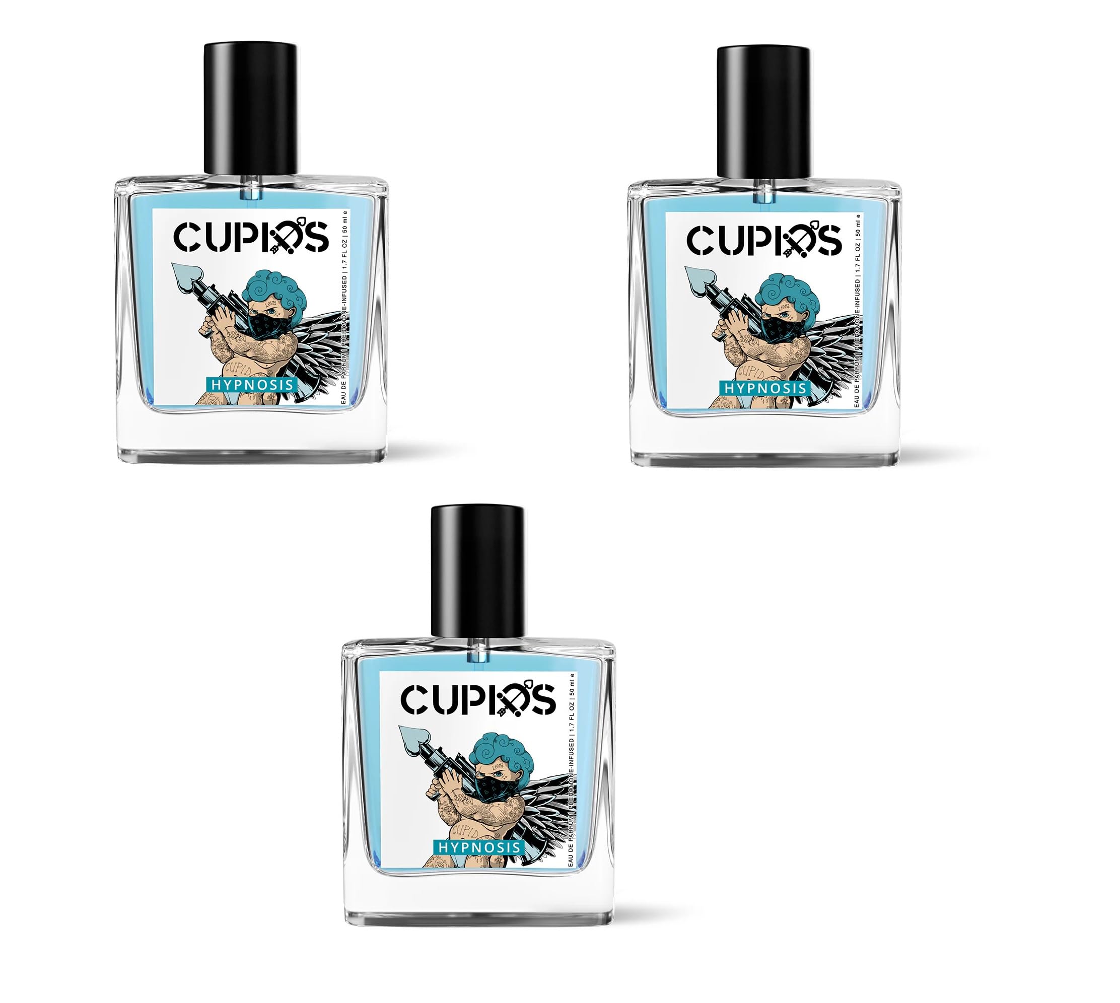 SKIVILA Cupids Hypnosis Fragrances Original Cologne For Men With Unique Scent Formula Perfume, Long Lasting Smell - 50 ML (Pack Of 3)