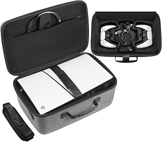 Hard Shell Carrying Case Compatible with PS5 Slim, Protective…