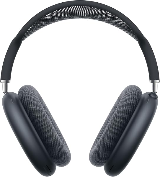 Apple AirPods Max Wireless Headphones, Active Noise Cancelling at Pro Level, Transparency Mode, Personalized 3D Audio, USB-C Charging Case, Midnight - 1