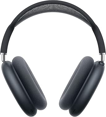 Apple AirPods Max Wireless Over-Ear Kopfhörer, Aktive Geräuschunterdrückung auf Pro-Niveau, Transparenzmodus, Personalisierter 3D Audio, USB-C Ladeetui, Mitternacht