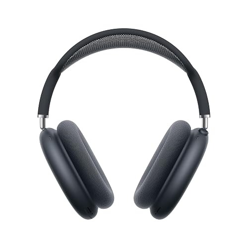 Apple AirPods Max Kabellose Kopfhörer, aktive Geräuschunterdrückung auf Pro Level, Transparenzmodus, personalisiertes 3D Audio, USB-C Ladecase, Mitternacht