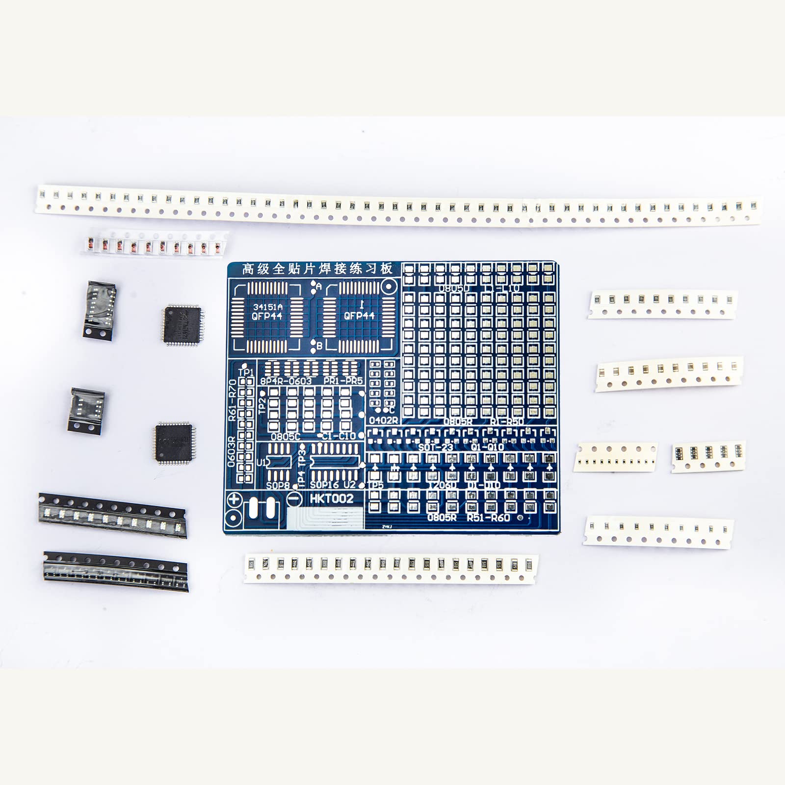 SMD Lötübungsset Mit CD4017 & NE555 - DIY Elektronik Kit Für Fließende LED-Wasserlicht-Effekte