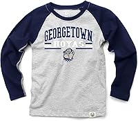 Vista 39 de Wes and Willy NCAA playera raglán de manga larga para niños